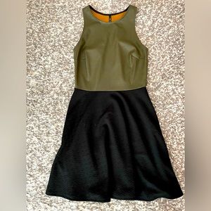 🌸Vijo couture leather top dress